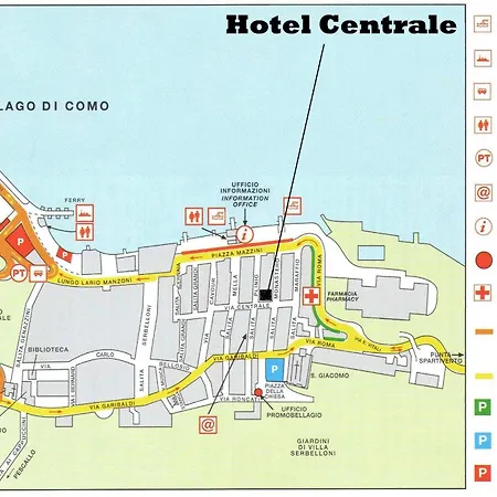 Отель Hotel Centrale Bellagio